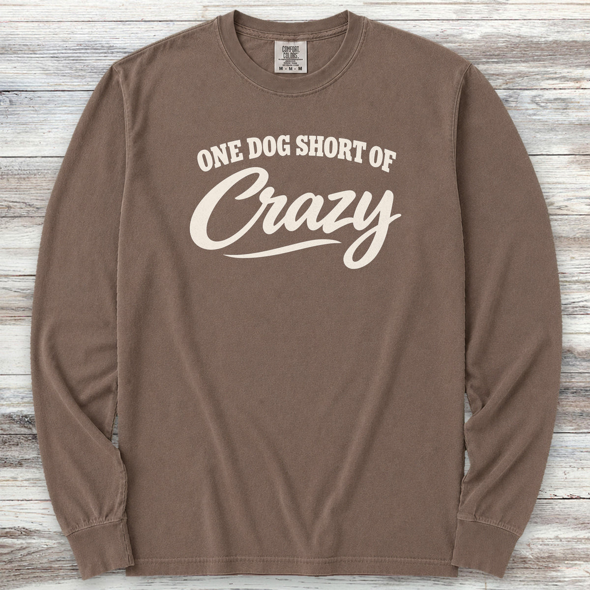 Short of Crazy Long Sleeve Tee - Espresso