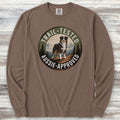 Australian Shepherd Trail Tested Long Sleeve Tee - Espresso