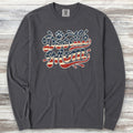 Doodle USA Mom Long Sleeve Tee - Graphite