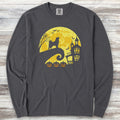 Akita Halloween Moon Long Sleeve Tee - Graphite