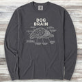 Dog Brain Long Sleeve Tee - Graphite