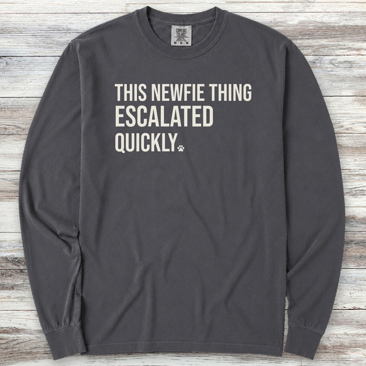 Newfoundland Escalated Long Sleeve Tee - Graphite