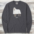 Whippet Boo Long Sleeve Tee - Graphite