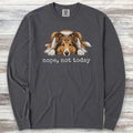 Rough Collie Nope Long Sleeve Tee - Graphite