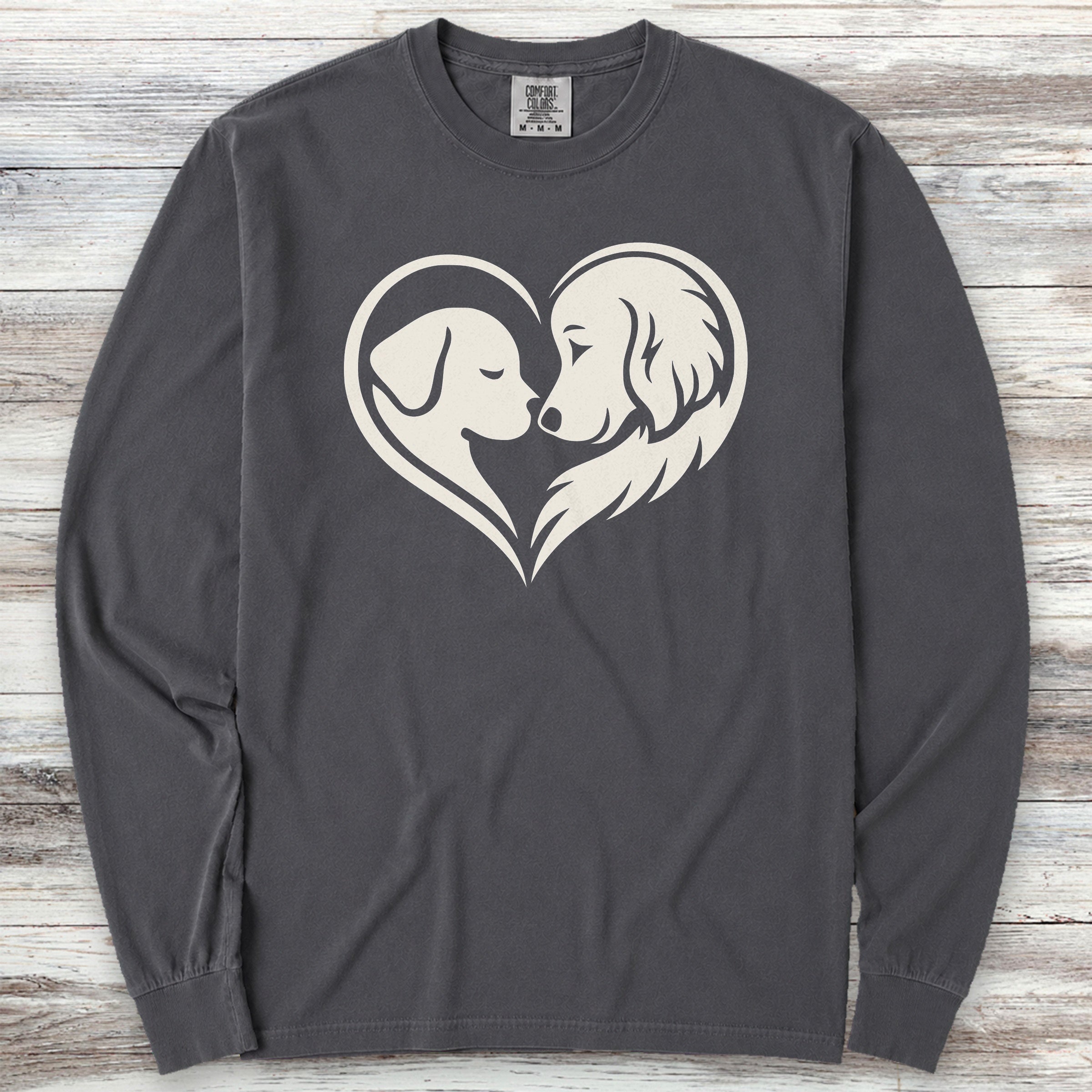 Dog Wear Studio Logo Long Sleeve Tee - Graphite