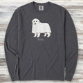 Great Pyrenees Boo Long Sleeve Tee - Graphite