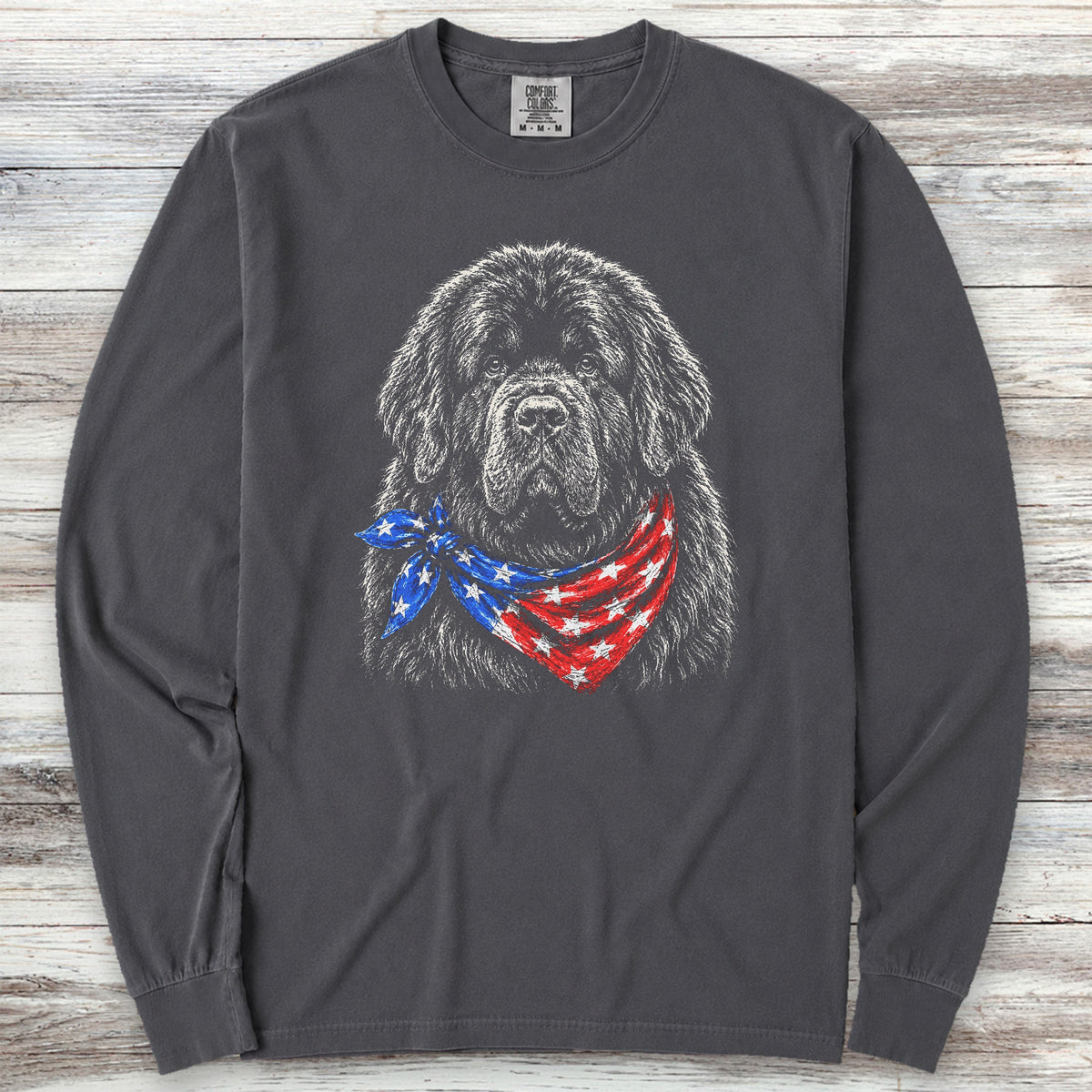 Newfoundland Patriot Long Sleeve Tee - Graphite