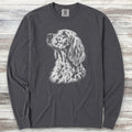 English Setter Loyalty Long Sleeve Tee - Graphite