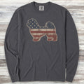 Havanese Vintage USA Long Sleeve Tee - Graphite