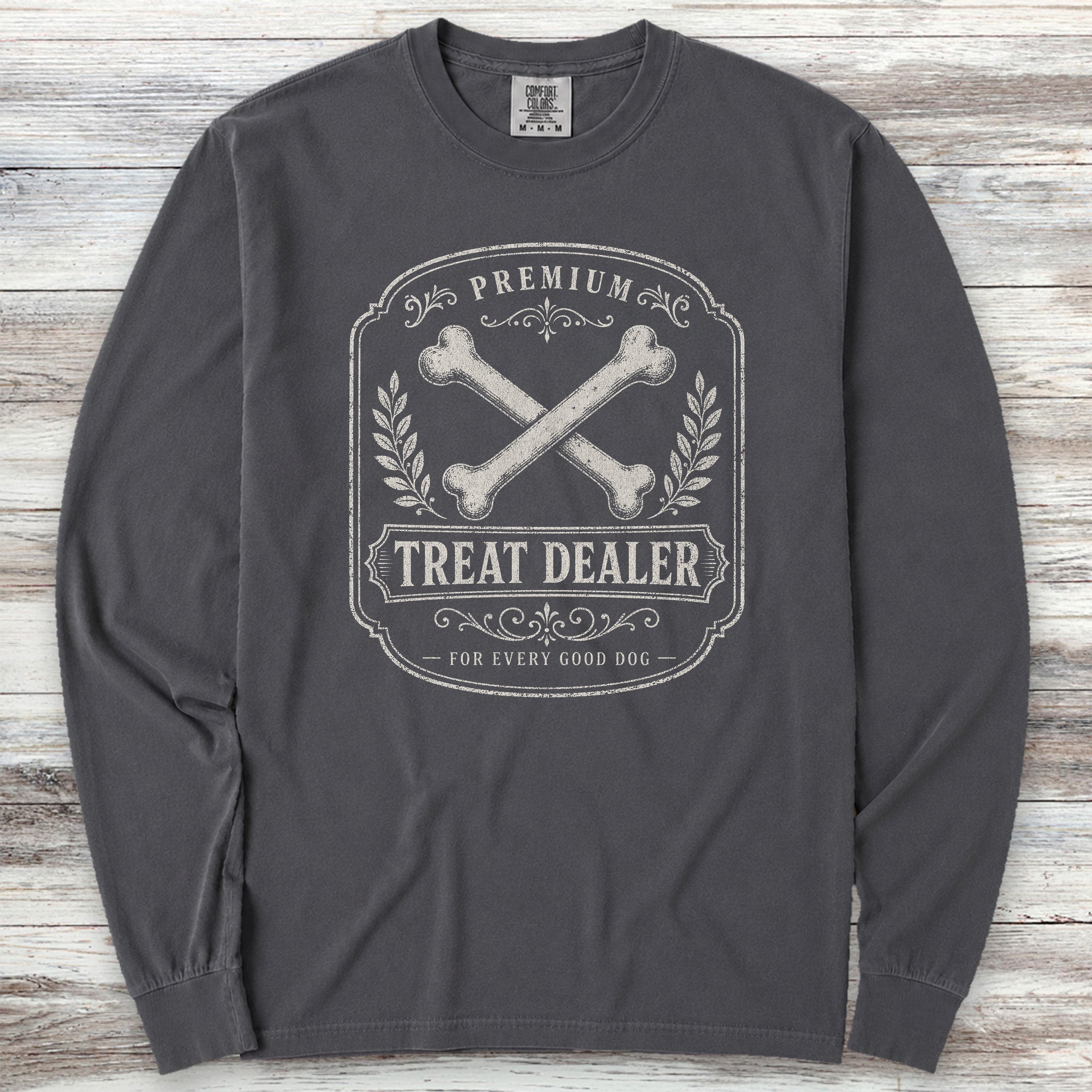 Premium Treat Dealer Long Sleeve Tee - Graphite
