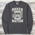 Boxer Nation Long Sleeve Tee - Graphite