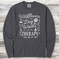 Wildflowers Long Sleeve Tee - Graphite