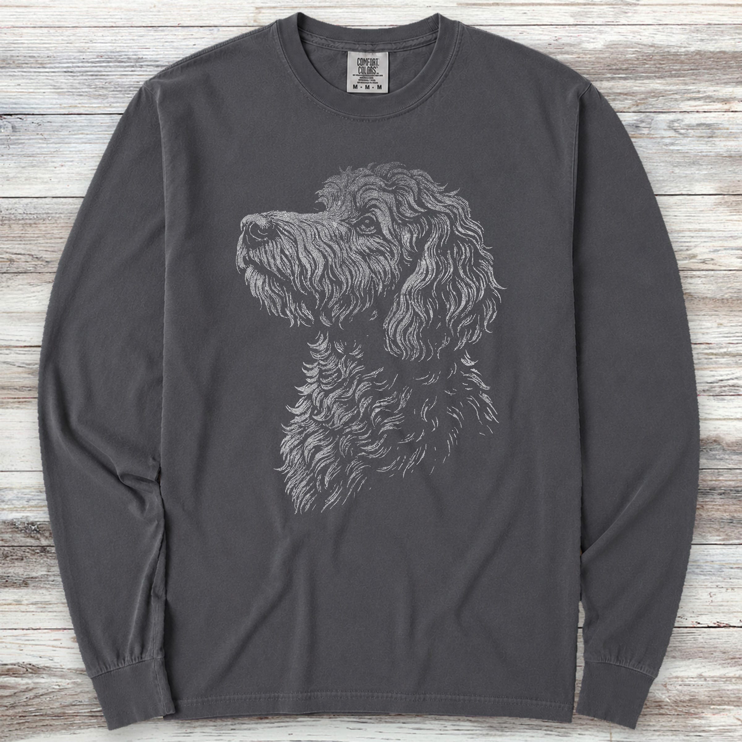 Doodle Loyalty Long Sleeve Tee - Graphite
