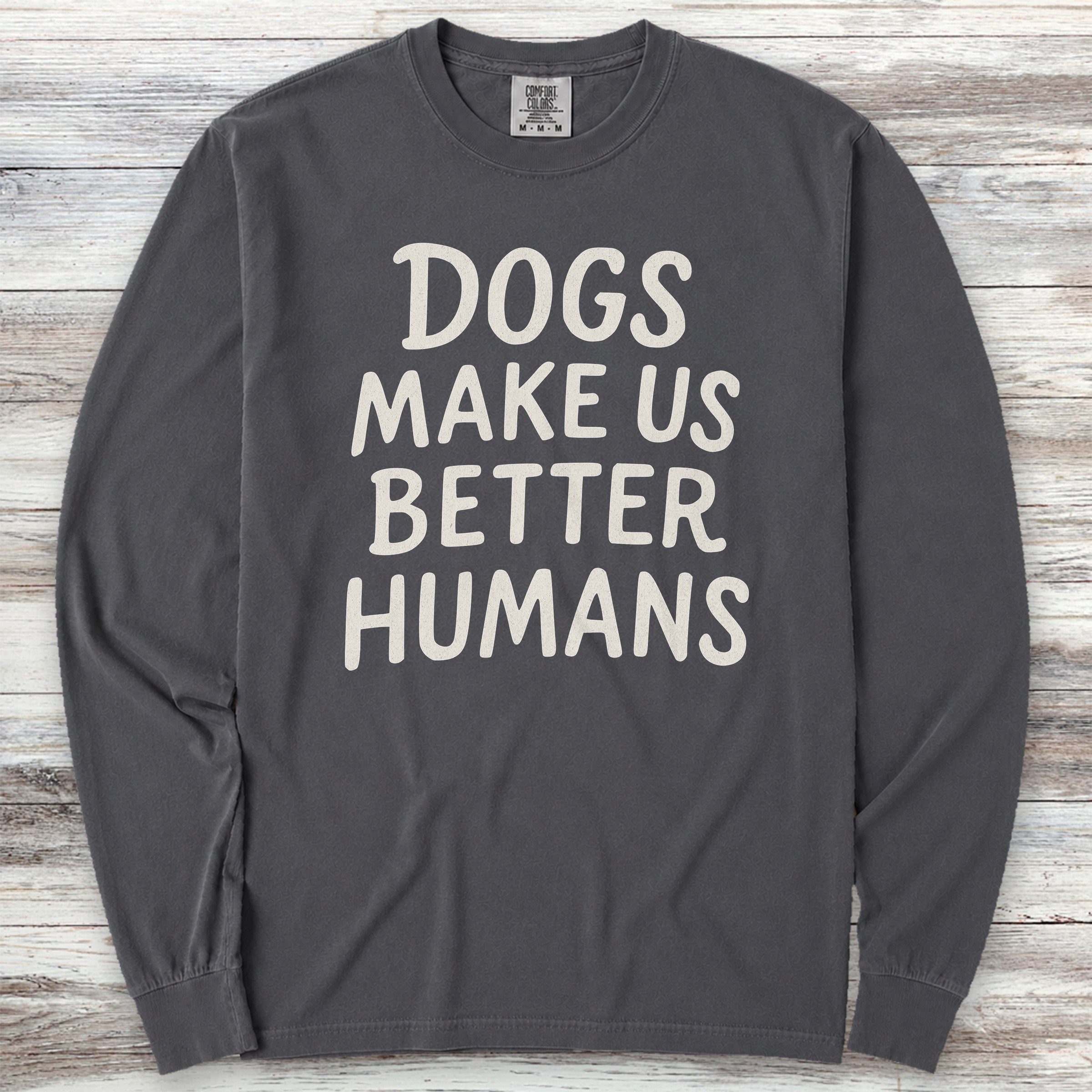 Better Humans Long Sleeve Tee - Graphite