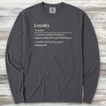 Loyalty Long Sleeve Tee - Graphite