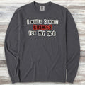 Dog Crimes Long Sleeve Tee - Graphite