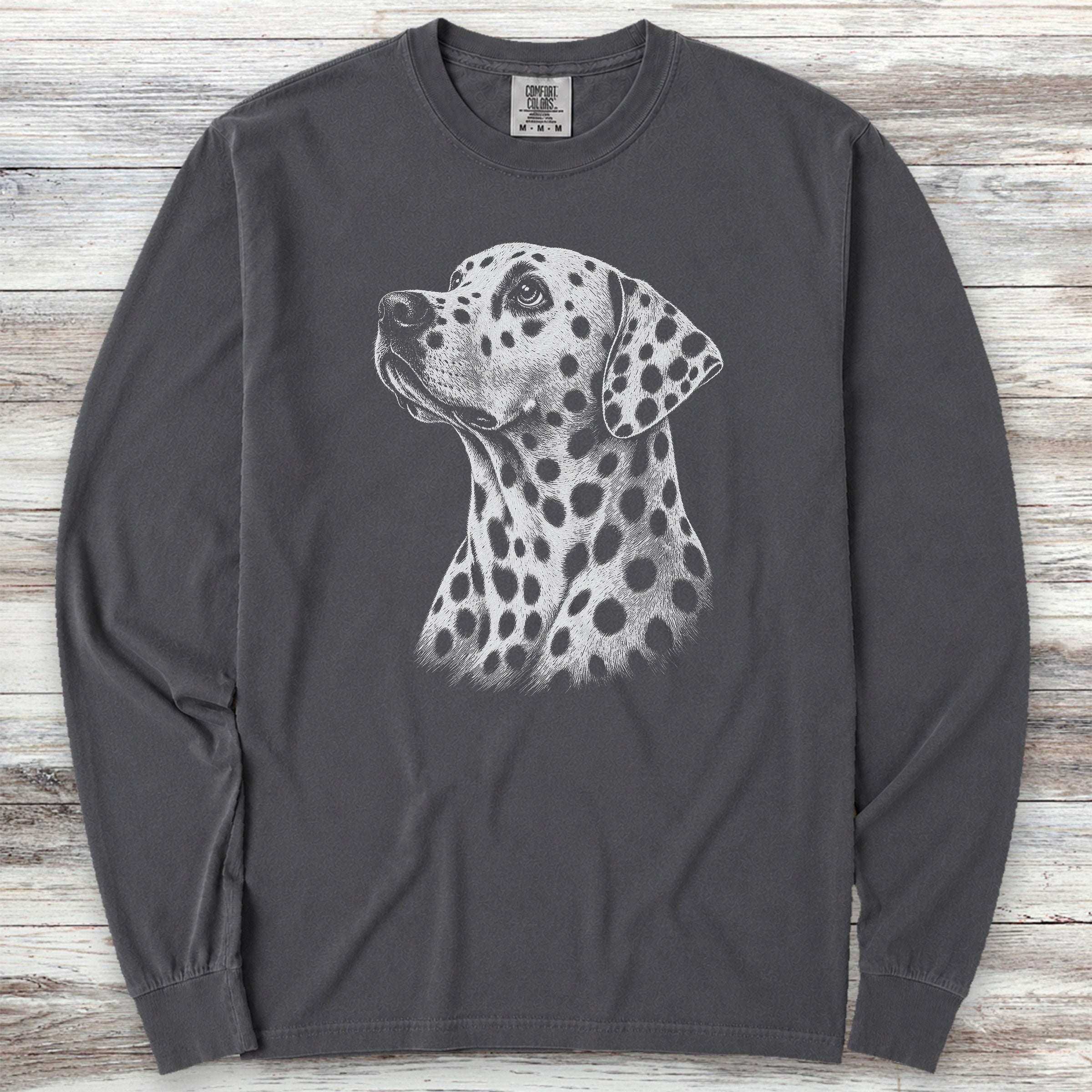 Dalmatian Loyalty Long Sleeve Tee - Graphite
