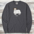 Papillon Boo Long Sleeve Tee - Graphite