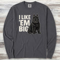 Bouvier Cropped Big Long Sleeve Tee - Graphite