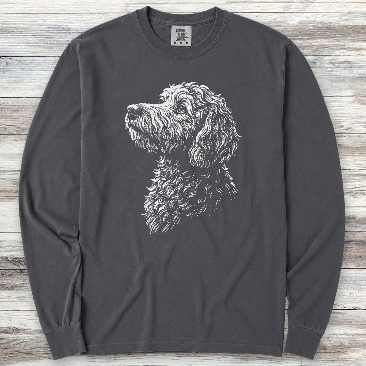 Doodle Loyalty Long Sleeve Tee - Graphite