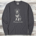 Aussiedoodle Howdy Doodle Long Sleeve Tee - Graphite