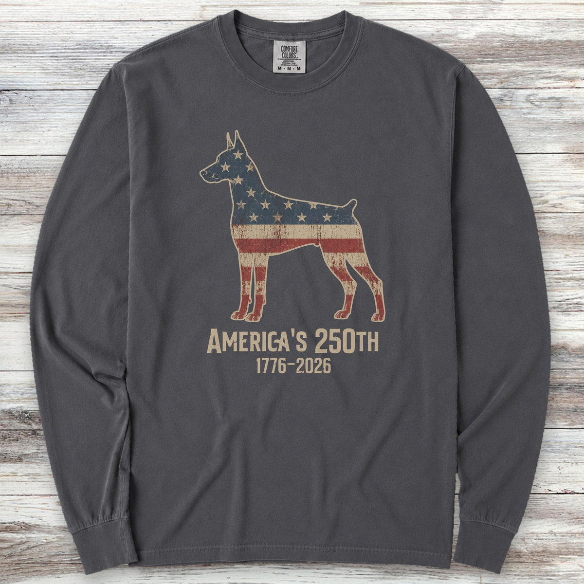 Doberman 250 Long Sleeve Tee - Graphite