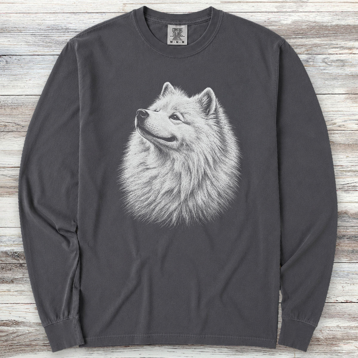 Samoyed Loyalty Long Sleeve Tee - Graphite