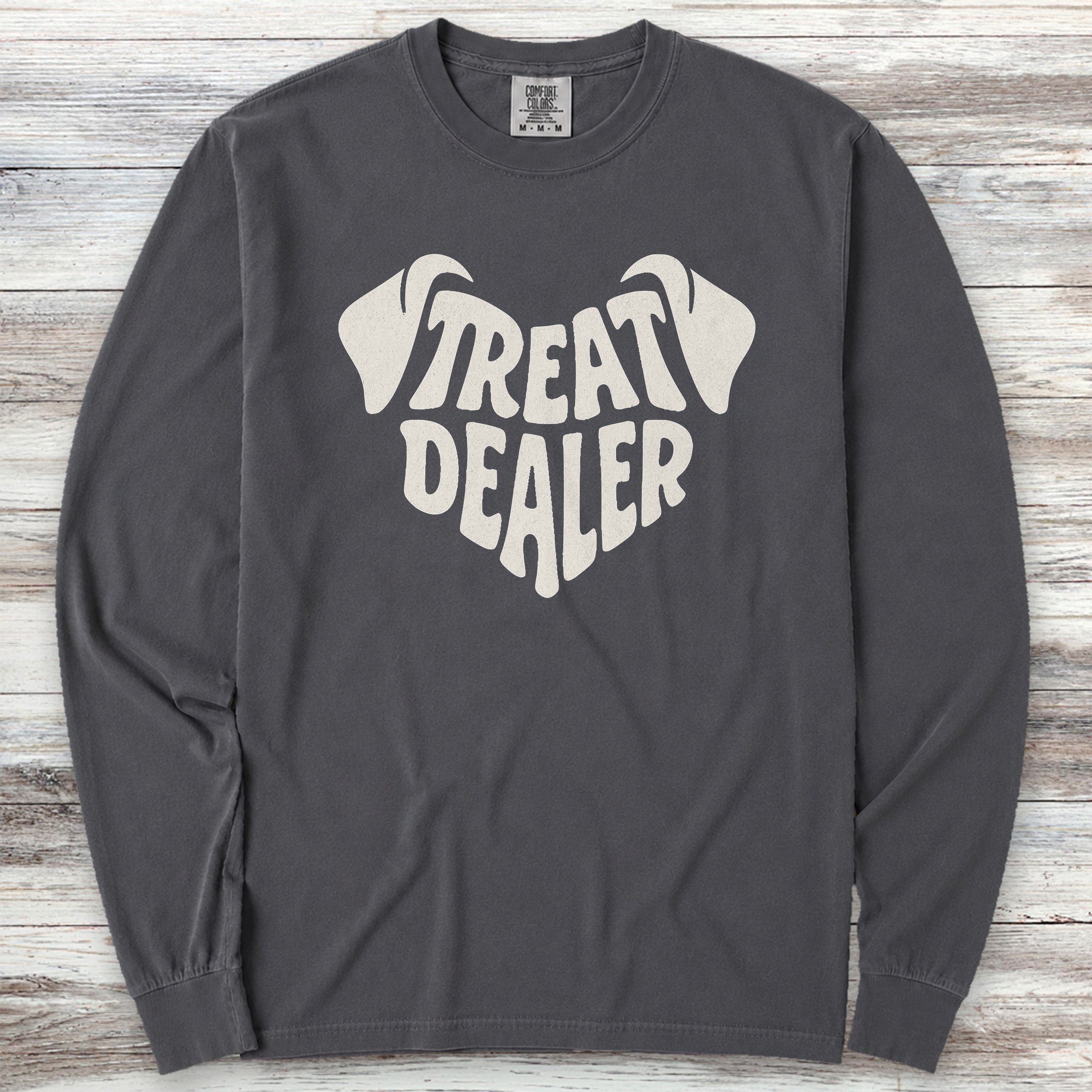 Treat Dealer Ears Long Sleeve Tee - Graphite