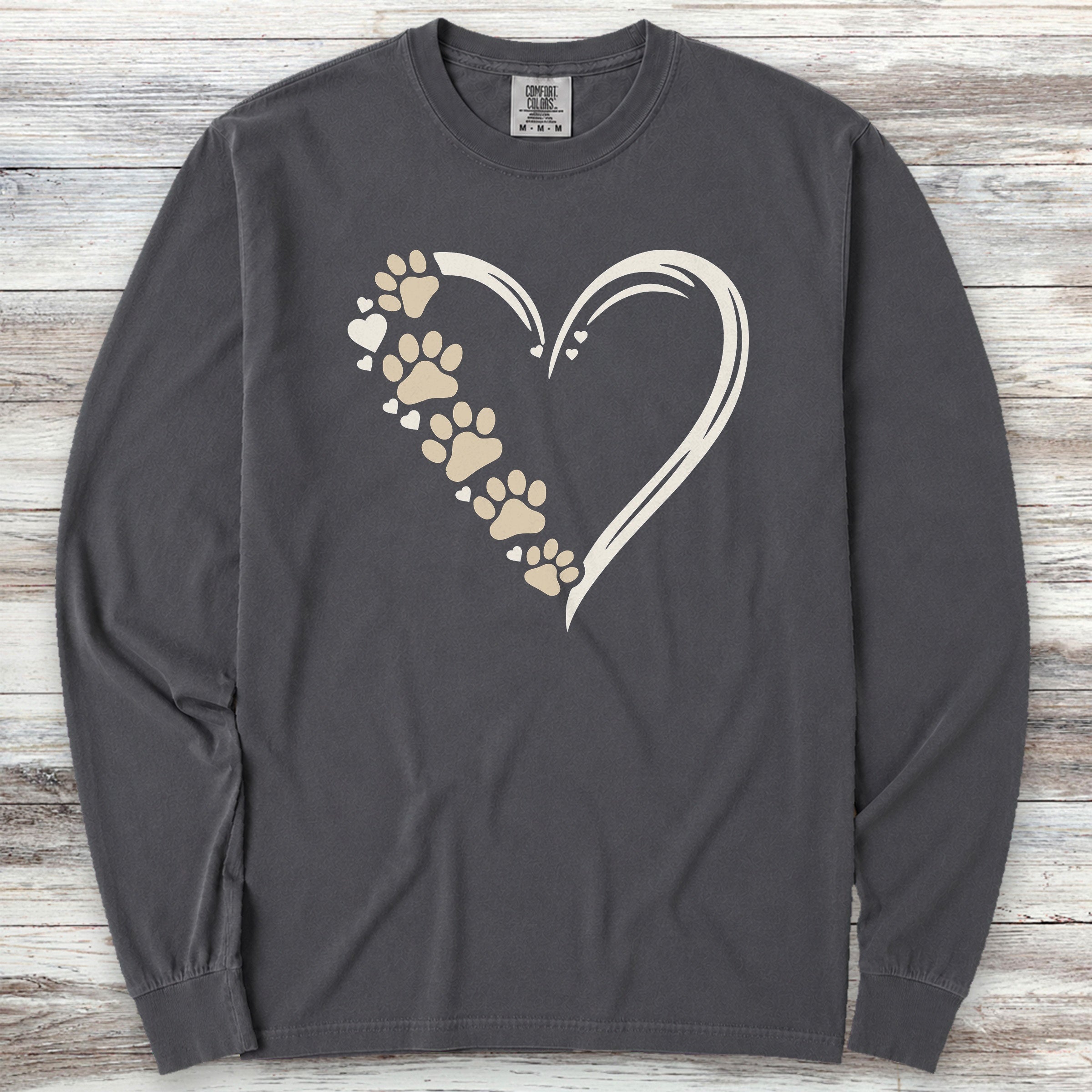 Loyal Heart Long Sleeve Tee - Graphite