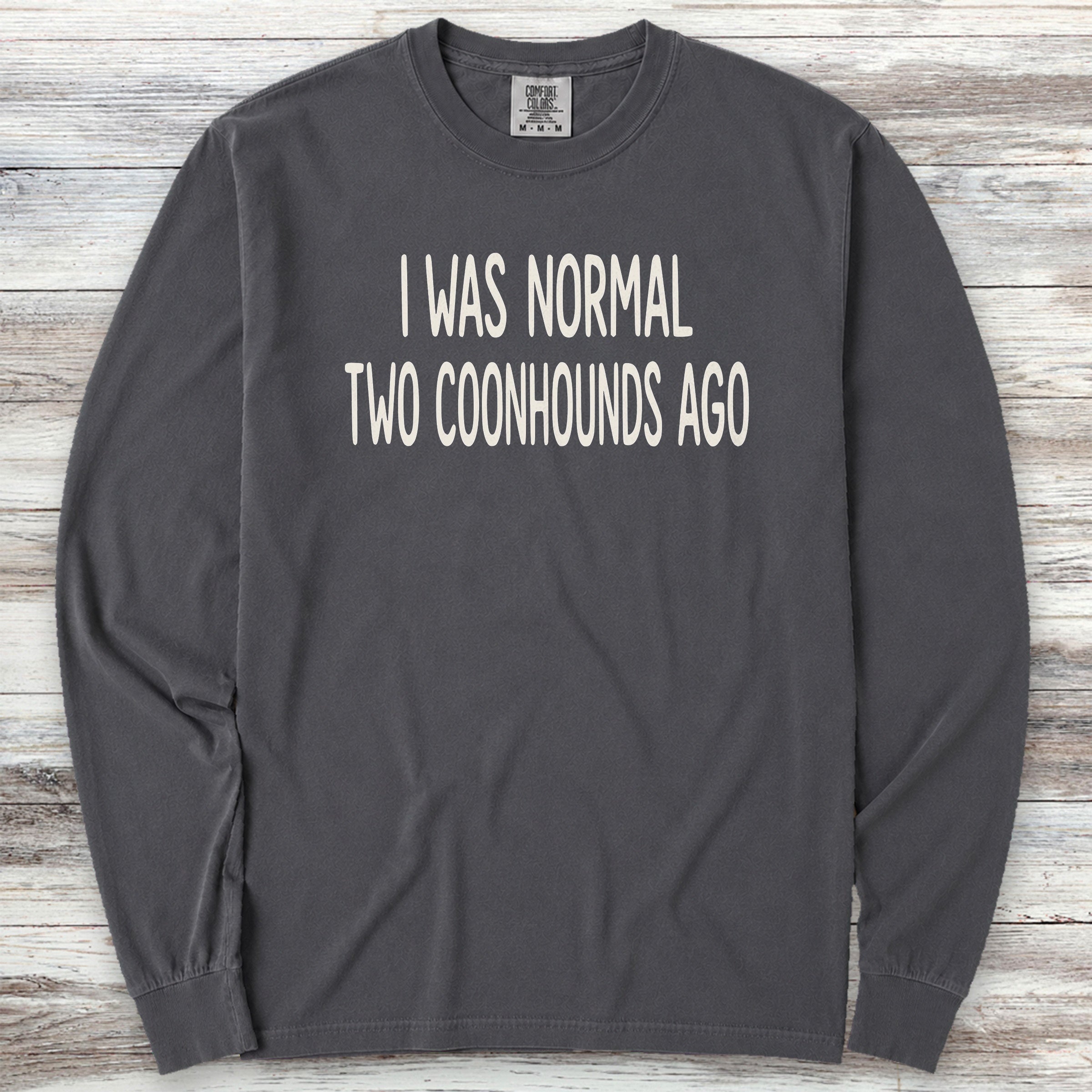 Coonhound Normal Long Sleeve Tee - Graphite