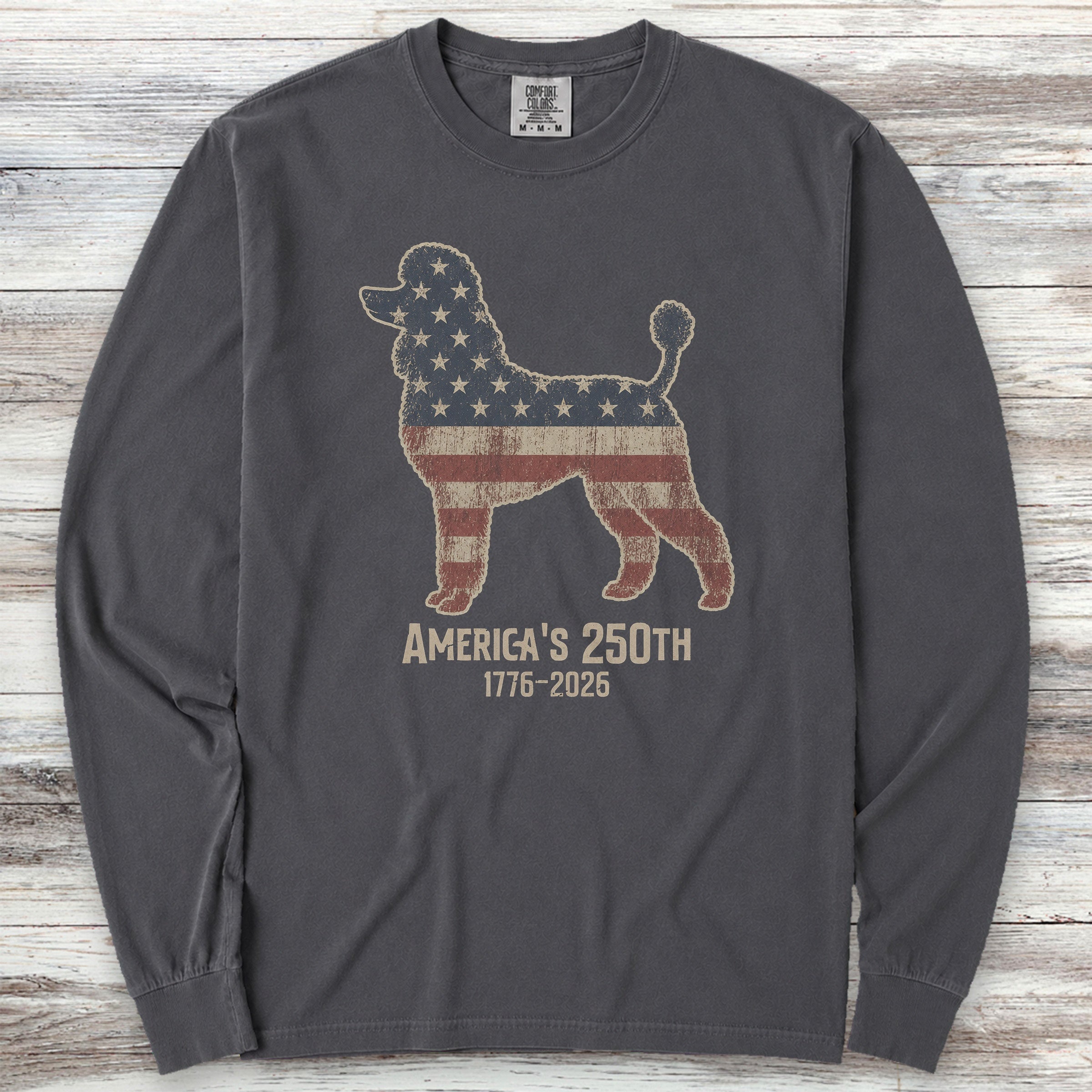 Poodle 250 Long Sleeve Tee - Graphite