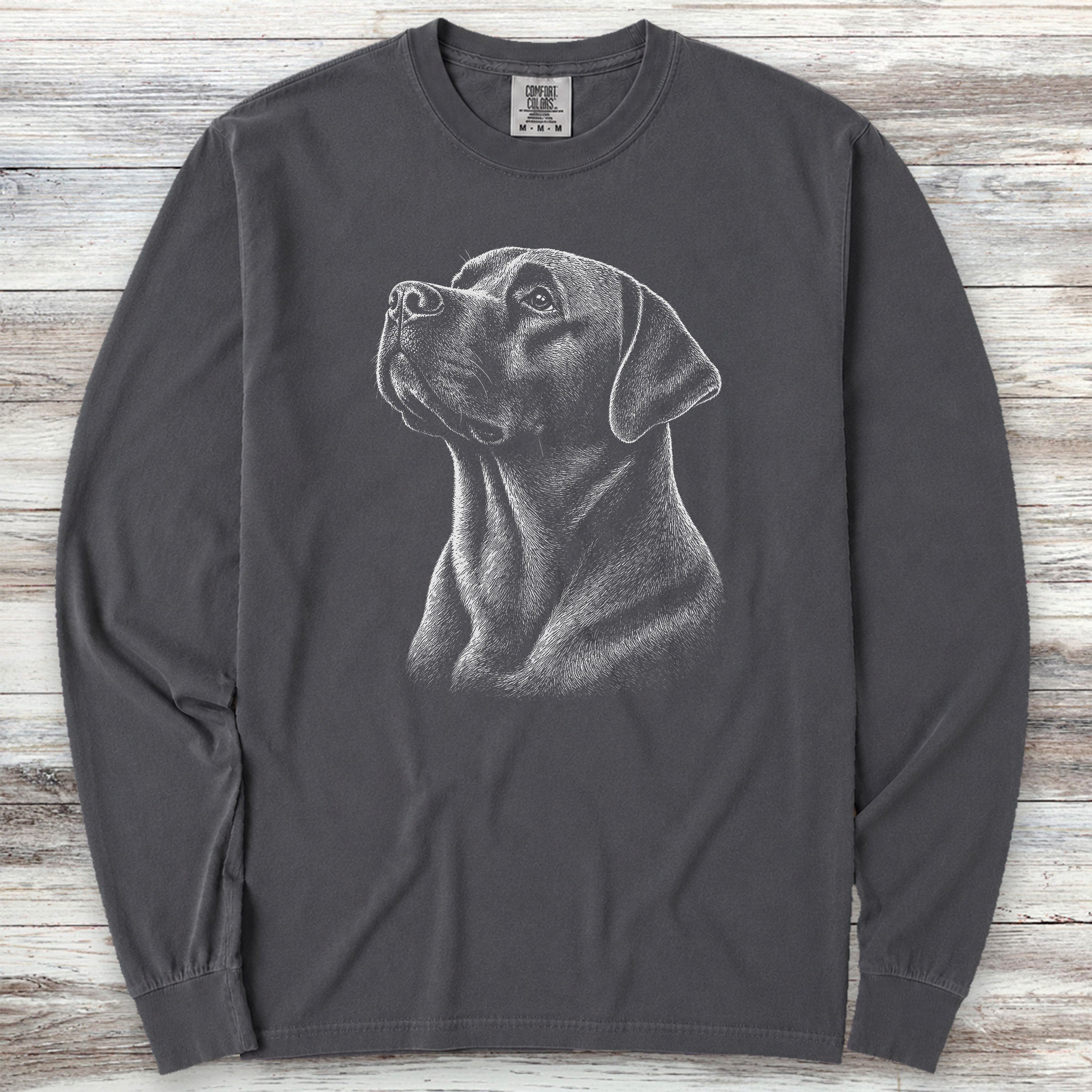 Labrador Retriever Loyalty Long Sleeve Tee - Graphite