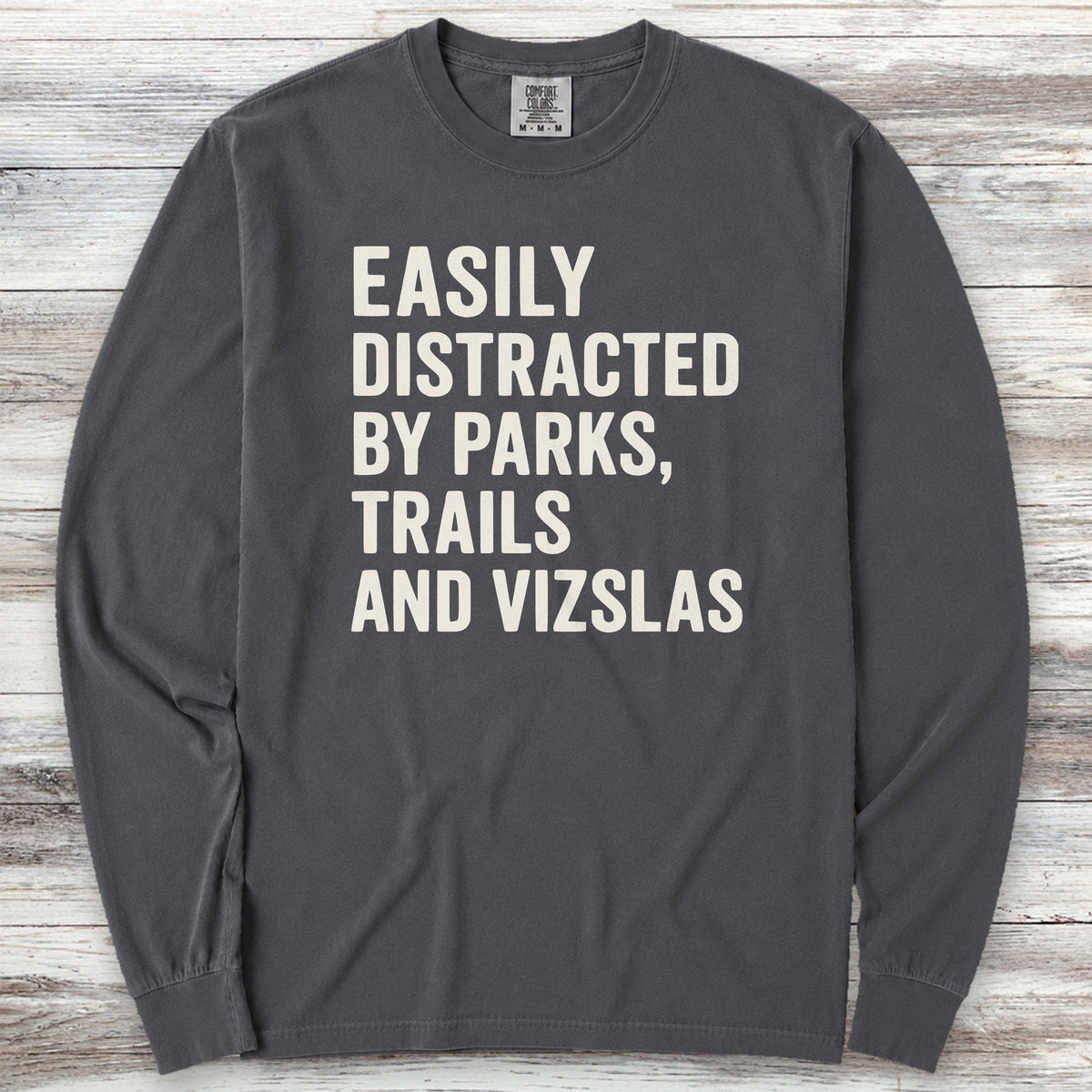 Vizsla Trails Long Sleeve Tee - Graphite