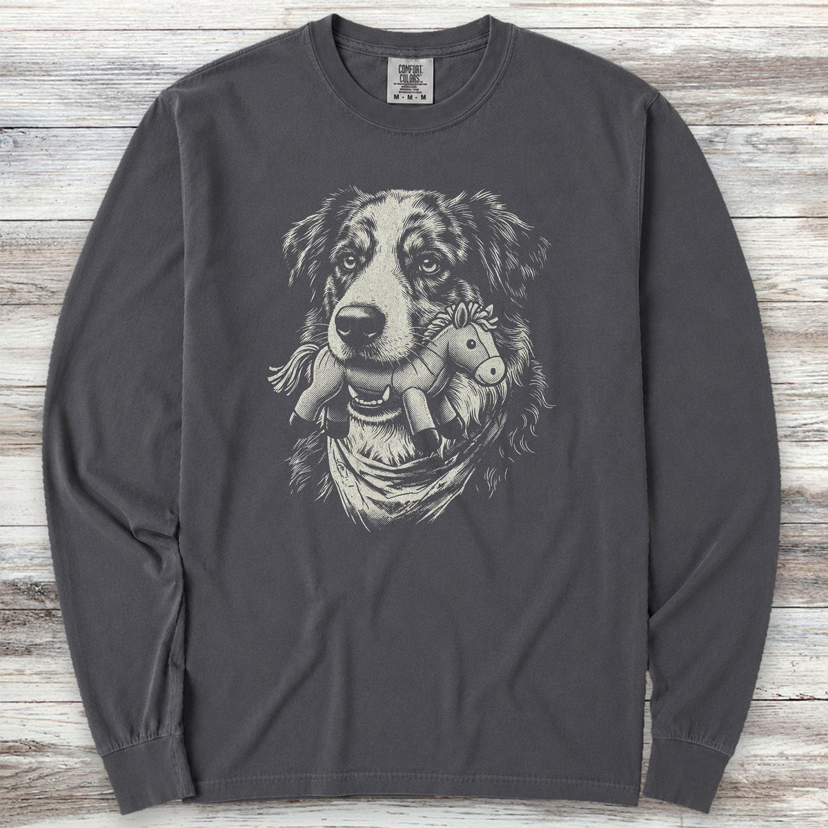 American Shepherd Favorite Toy Long Sleeve Tee - Graphite