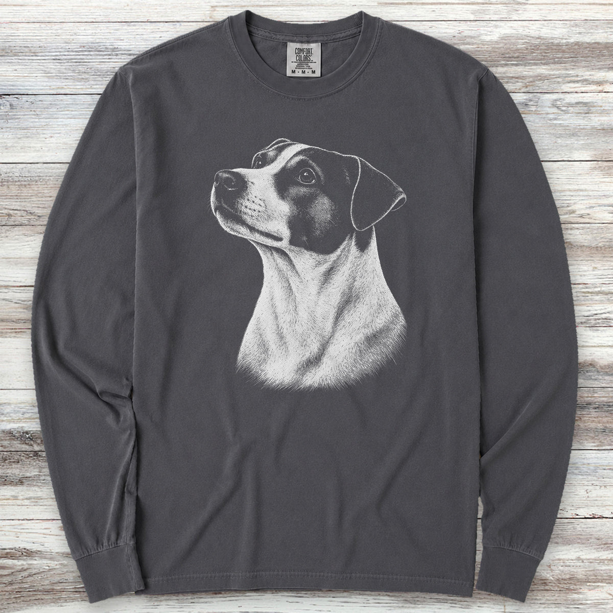 Jack Russell Loyalty Long Sleeve Tee - Graphite