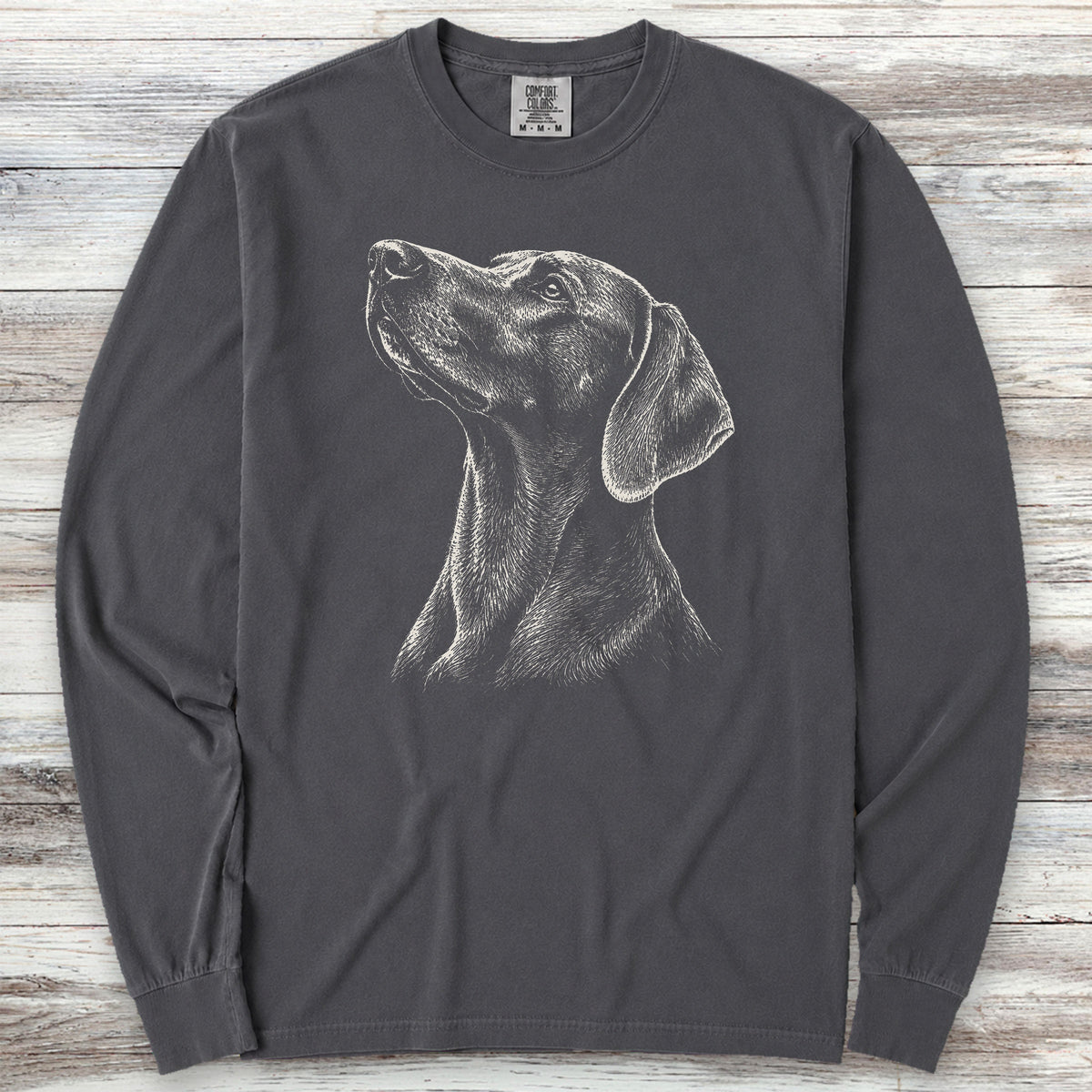 Vizsla Loyalty Long Sleeve Tee - Graphite