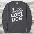 Golden Retriever Cool Dog Long Sleeve Tee - Graphite