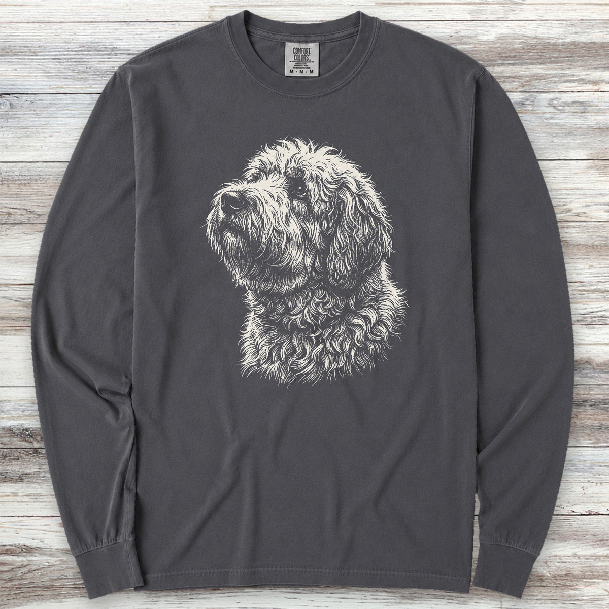 Old English Sheepdog Loyalty Long Sleeve Tee - Graphite