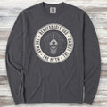 Bernedoodle Dad Legend Long Sleeve Tee - Graphite