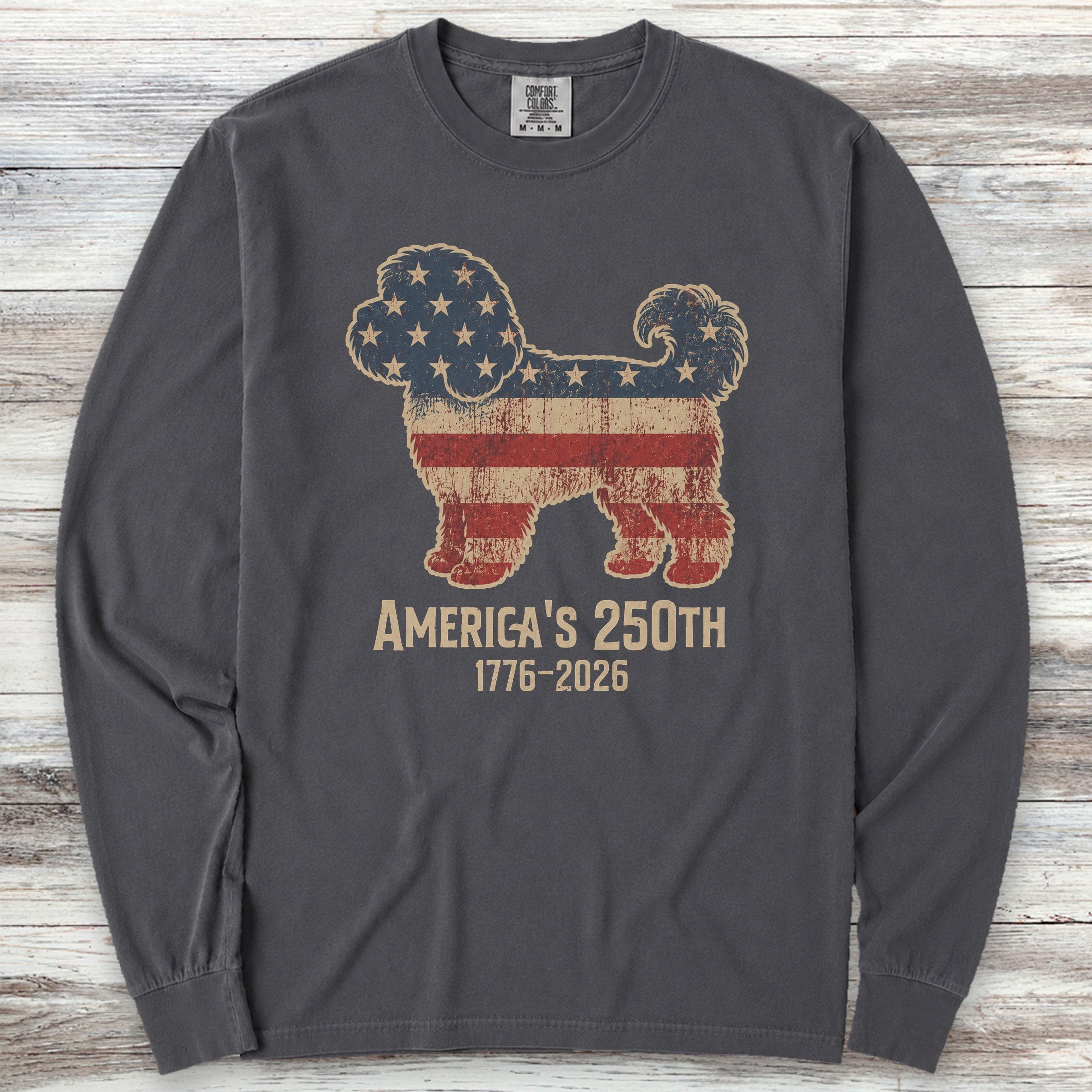 Cavapoo 250 Long Sleeve Tee - Graphite