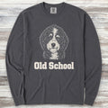 Bernedoodle Old School Long Sleeve Tee - Graphite