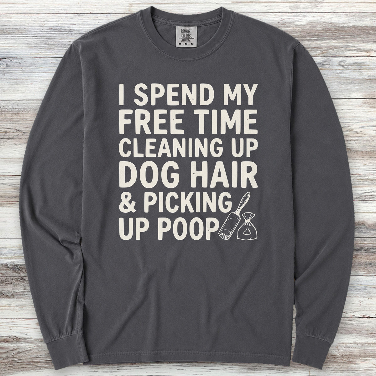 Free Time Long Sleeve Tee - Graphite