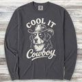 Bernese Mountain Dog Cool It Long Sleeve Tee - Graphite