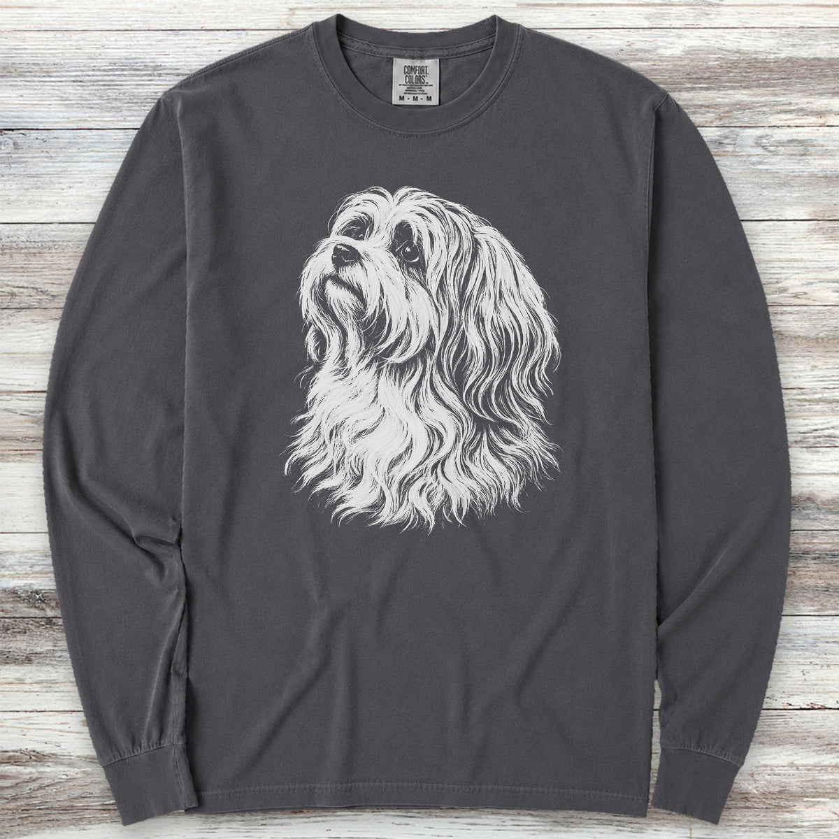 Havanese Loyalty Long Sleeve Tee - Graphite