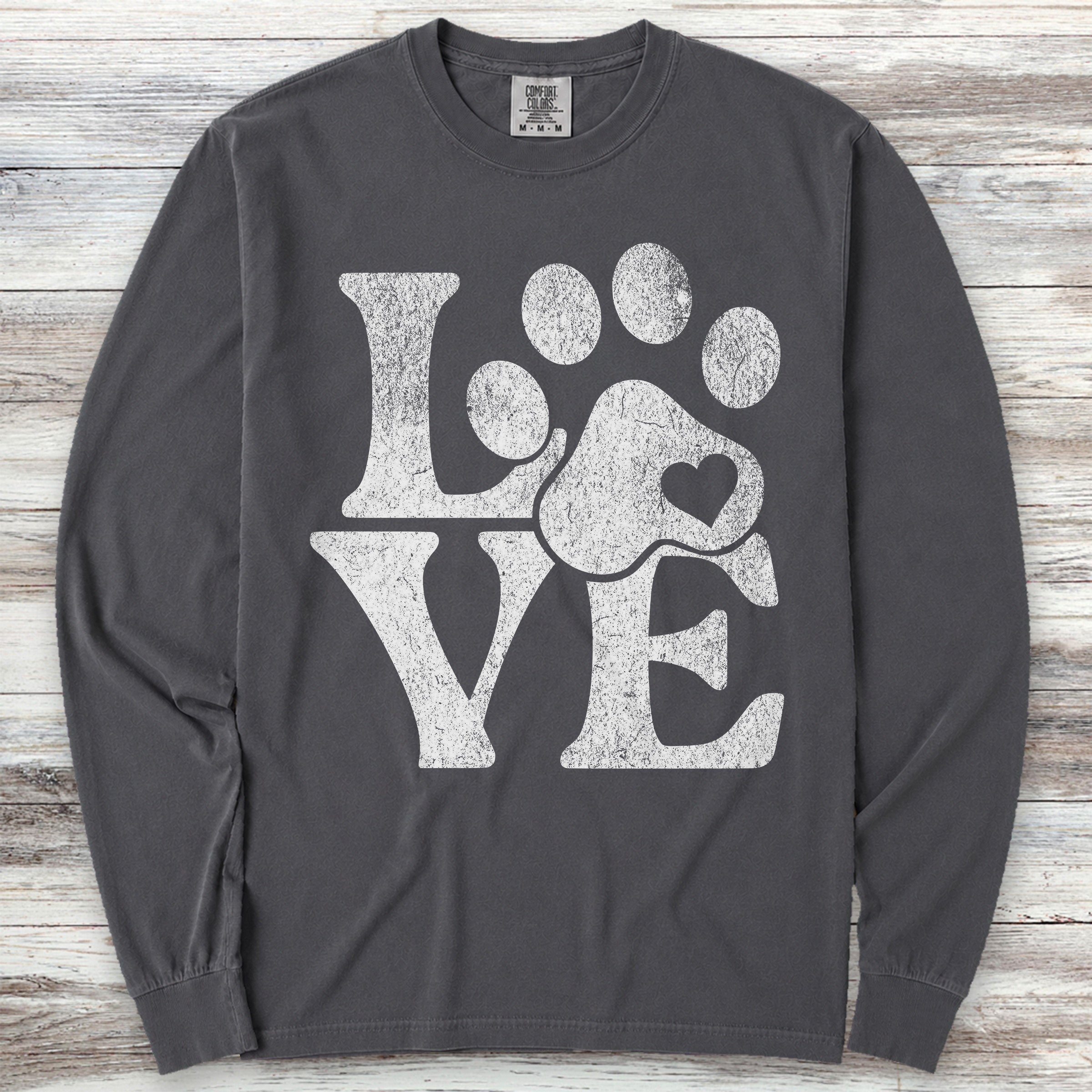 Love Long Sleeve Tee - Graphite