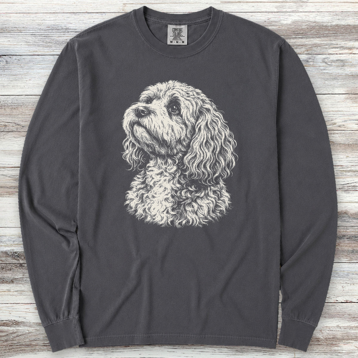 Cockapoo Loyalty Long Sleeve Tee - Graphite