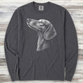 Dachshund Loyalty Long Sleeve Tee - Graphite