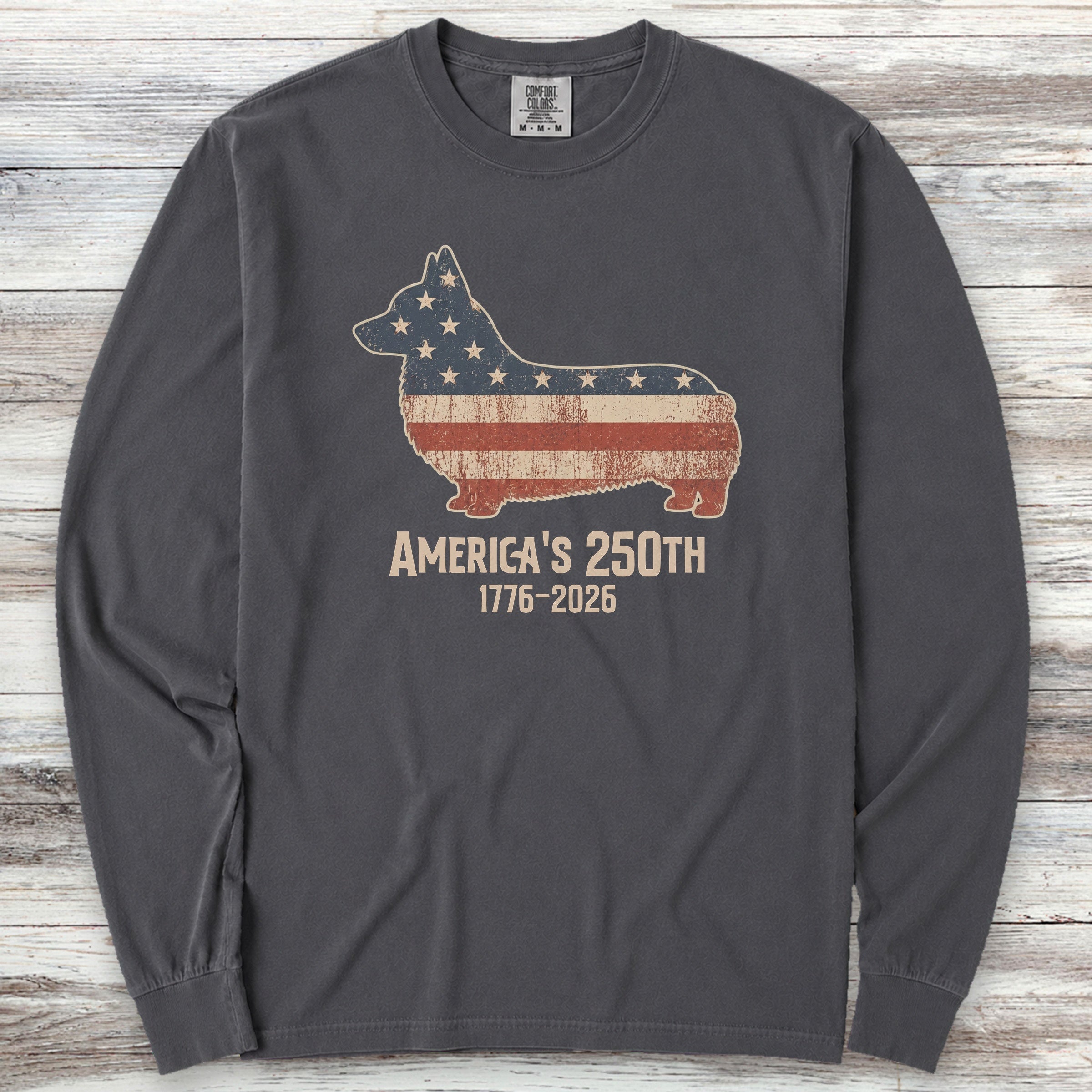 Corgi 250 Long Sleeve Tee - Graphite