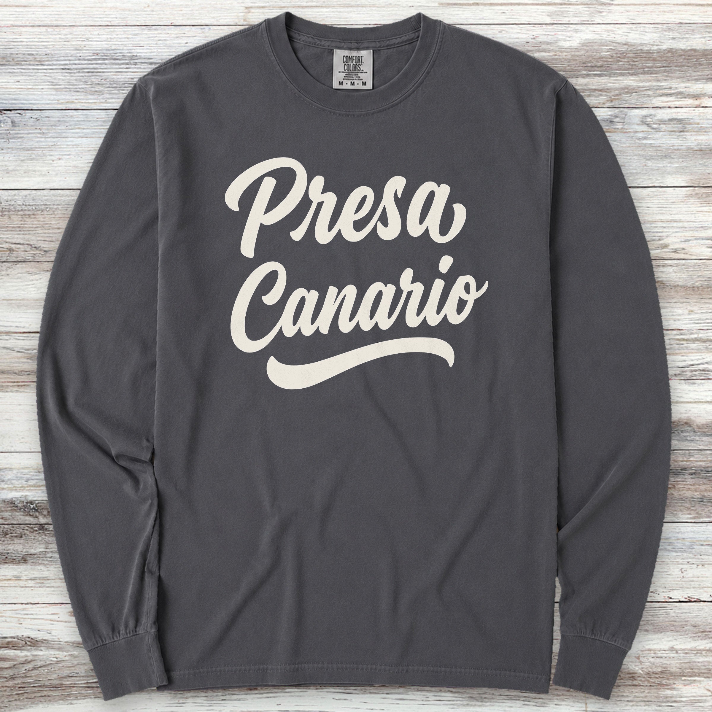 Presa Canario Team Long Sleeve Tee - Graphite