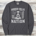 Border Collie Nation Long Sleeve Tee - Graphite